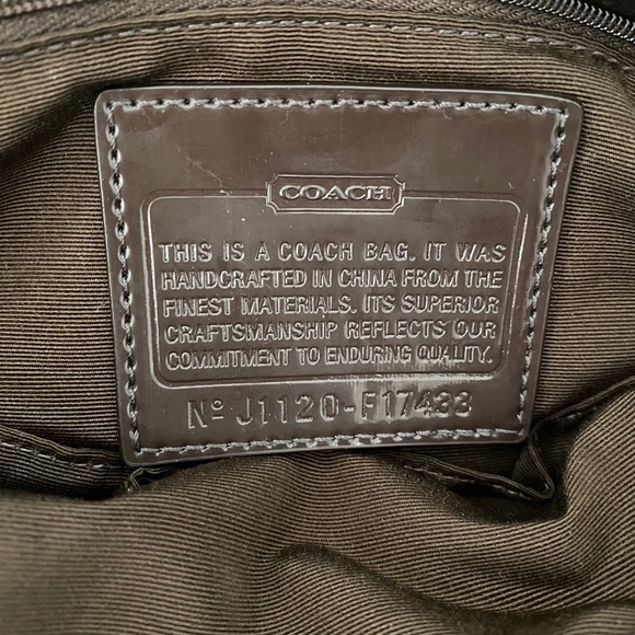 Coach Canvas Signature Tote Bag - Picture 7 of 7